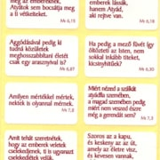 Hegyi beszéd matricák