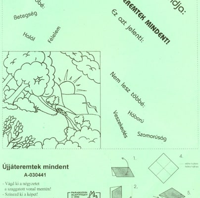 Újjáteremtek mindent - hajtogatós makett