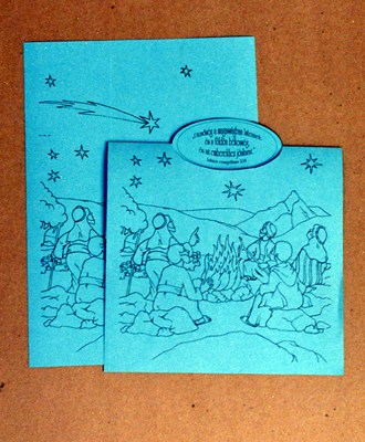 Betlehemi puszta - kihajtós síkmakett