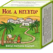 Hol a helyed? - memória-kvartett játék