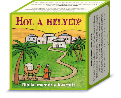 Hol a helyed? - memória-kvartett játék