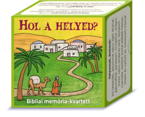 Hol a helyed? - memória-kvartett játék