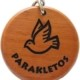 Kulcstartó, fa, kerek (Parakletos)