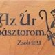Hűtőmágnes, fa, szögletes (Az Úr)