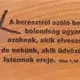 Hűtőmágnes, fa, szögletes (A keresztről)