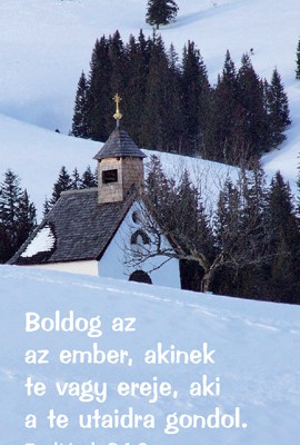 Hólepte táj - nagy kártyák