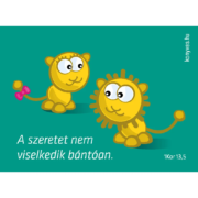 Szeretet himnusz igés kártyák