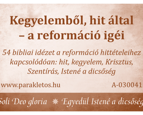 Kegyelemből, hit által