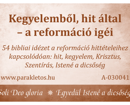 Kegyelemből, hit által