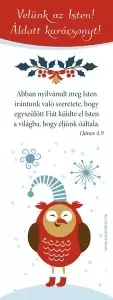 Karácsonyi könyvjelző csomag - Velünk az Isten!