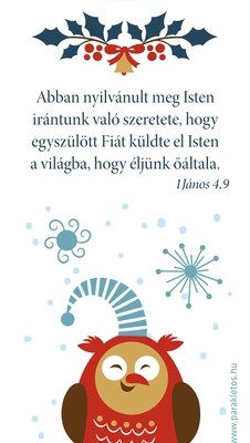 Karácsonyi könyvjelző csomag - Velünk az Isten!