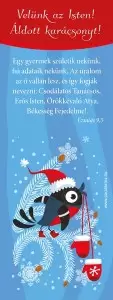 Karácsonyi könyvjelző csomag - Velünk az Isten!