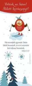 Karácsonyi könyvjelző csomag - Velünk az Isten!