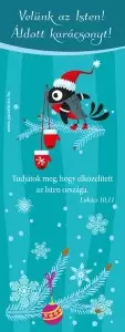 Karácsonyi könyvjelző csomag - Velünk az Isten!
